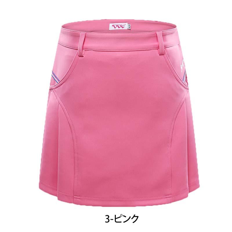 ゴルフスカート レディース ゴルフウェア プリーツスカート ストレッチ