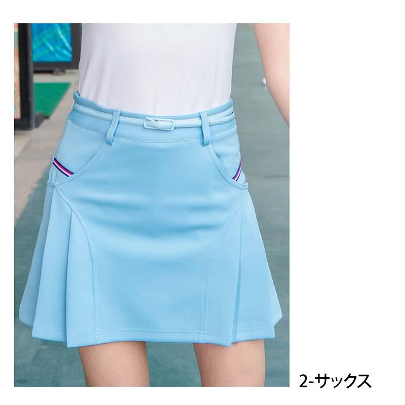 ゴルフスカート レディース ゴルフウェア プリーツスカート ストレッチ