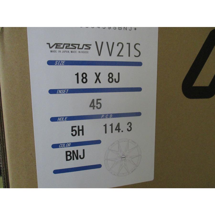 RAYS VV21S 18×8J 114.3 45 ナンカン215 35 18 RAYS 即納 新品 特注色 VERSUS VV21S 18インチ 5H114.3 8J+45