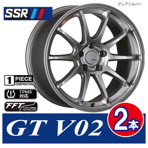 4本で条件付送料無料 2本価格 SSR GTV02 GSL 18inch 5H114.3 8.5J+48 インプレッサ STI GVB GRB WRX STI VAB キャリパー対応