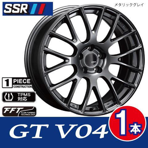 SSR 4本で条件付送料無料 1本価格 SSR GTV04 MGR 18inch 5H114.3 7.5J+ 