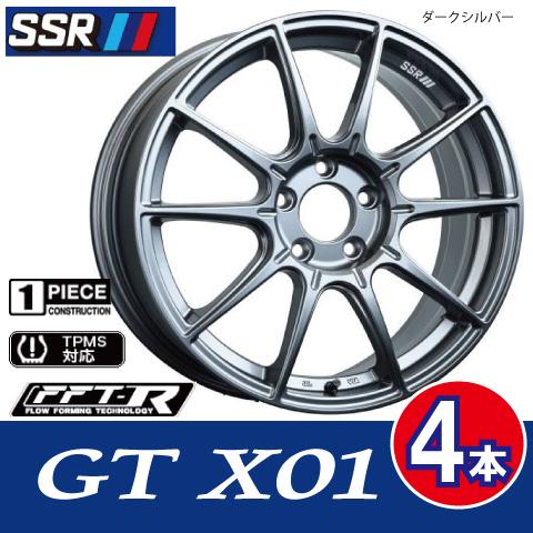 西日本産 条件付送料無料 4本価格 SSR GTX01 DS 18inch 5H114.3 10.5J+