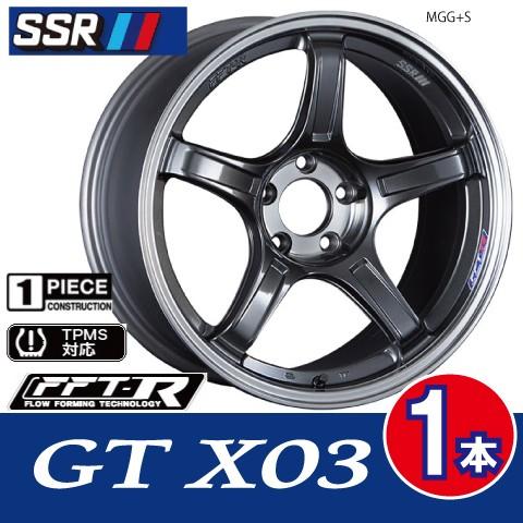 4本で条件付送料無料 1本価格 SSR GTX03 MGG+S 18inch 5H114 9.5J+22 GT-R R34 フェアレディZ Z33/34 キャリパー対応｜leadone-shop