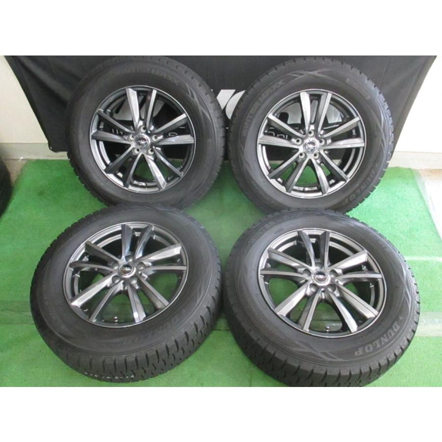 即納 スタッドレス NIRVANA NV 16インチ 5H100 6.5J+47 2015年製 215/65R16 ダンロップ WINTERMAXX WM01 フォレスター SH系 スバルXV｜leadone-shop