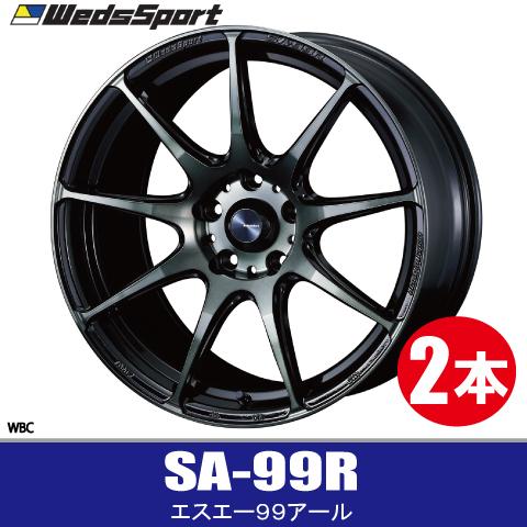条件付き送料無料 2本価格 WEDS SPORT SA-99R WBC 15inch 4H100 6J+38 ウェッズスポーツ