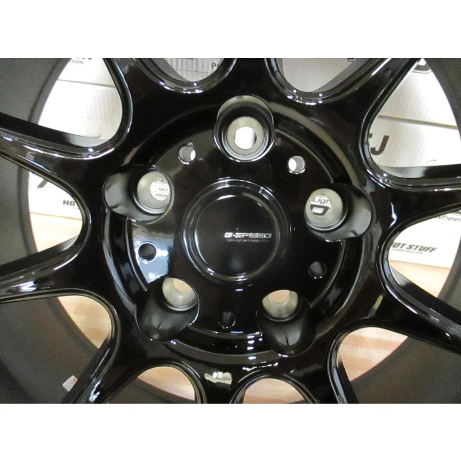 最終値下げ　送料込み　G-SPEED G-07 18x7.5J MBK② HOT STUFF ホットスタッフ ジー・スピード（G・SPEED）Gスピード