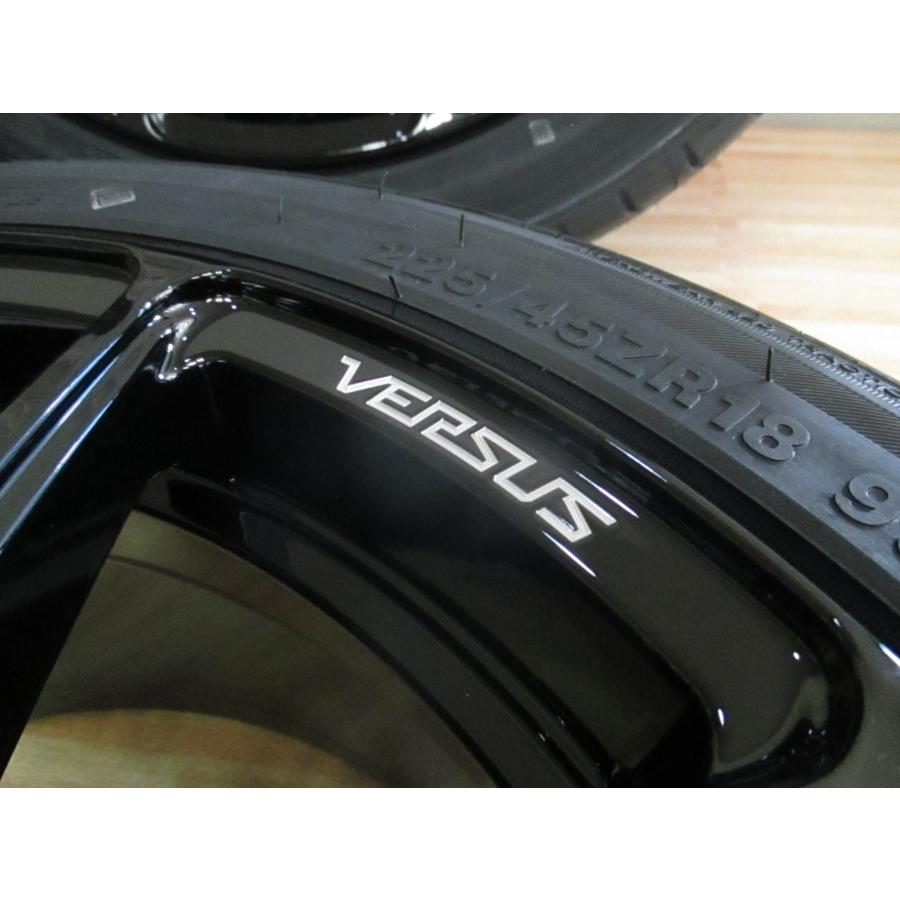 即納 特注色 BNJ 新品 RAYS VERSUS VV21S 18インチ 5H114.3 8J+45 2023年製 215/45R18 KUMHO ECSTA PS71 90系 ノア ヴォクシー マツダ3｜leadone-shop｜06