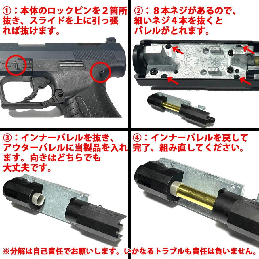 マルゼン ワルサー P99FS 球筋/集弾性アップパーツ : Leadot Online
