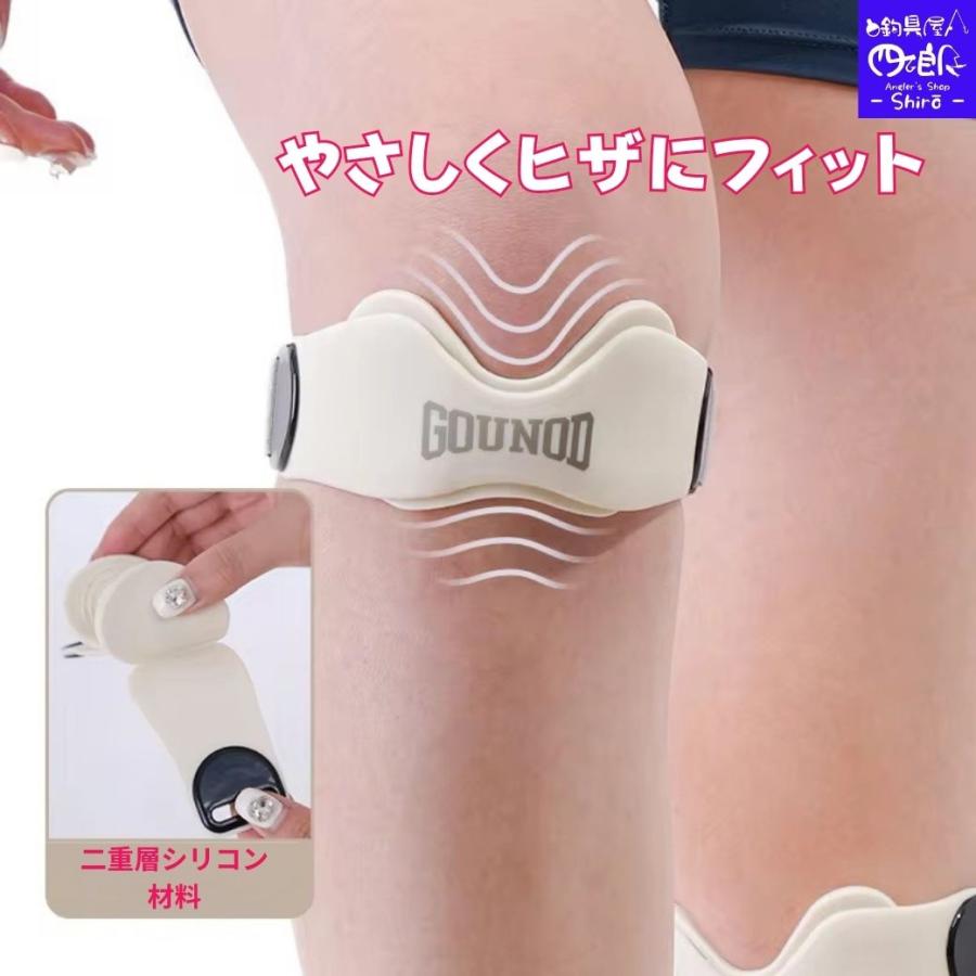 GOUNOD 膝サポーター 2個セット 膝用バンド 膝サポーター 2個セット スポーツ 膝用 ひざサポーター 膝バンド 加圧