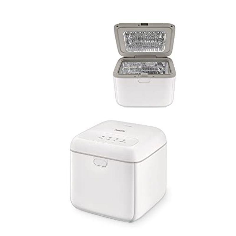 Philips(フィリップス) 除菌ボックス UVC 紫外線 除菌ケース 除菌ライト 殺菌 スマホ マスク 小物 携帯消毒 家庭用細菌・ウイ