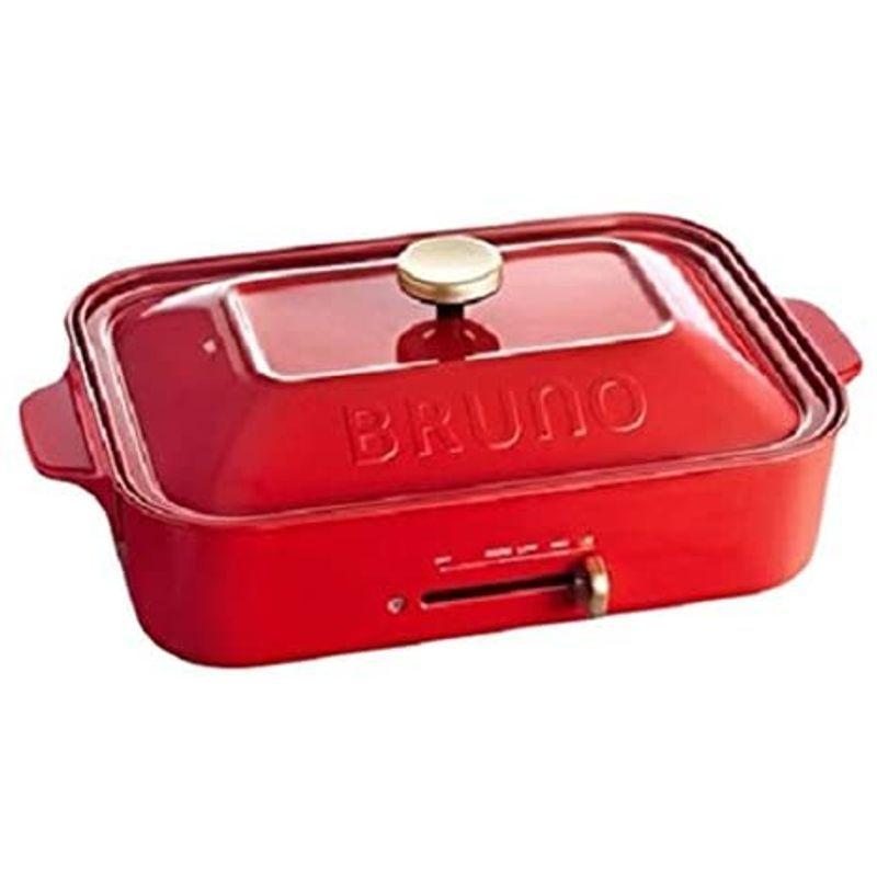 BRUNO コンパクトホットプレート レッド BOE021-RD コンパクトホットプレート レッド BOE021 RD サイズ