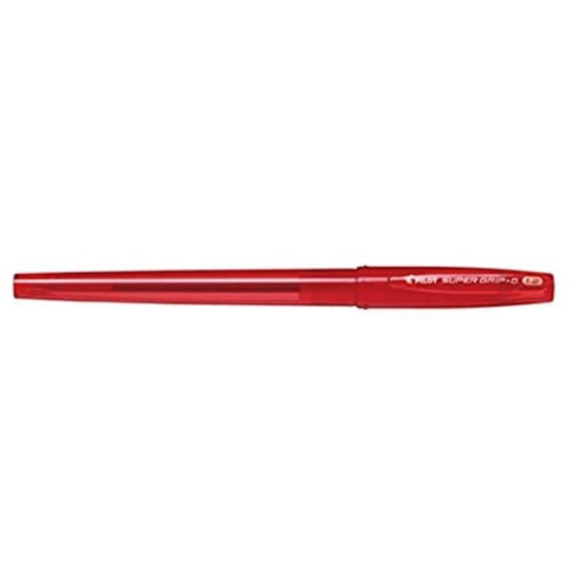 人気定番の 油性ボールペン パイロット スーパーグリップG・キャップ式1.2mm 10本組み BSGC-10B-RR 赤軸赤芯 極太 ボールペン