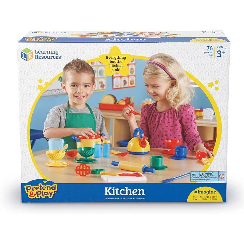 【新品訳あり】 ラーニング リソーシズ(Learning Resources) ままごと お母さんごっこ キッチンセット LER9157 【1964711258】(10521円)