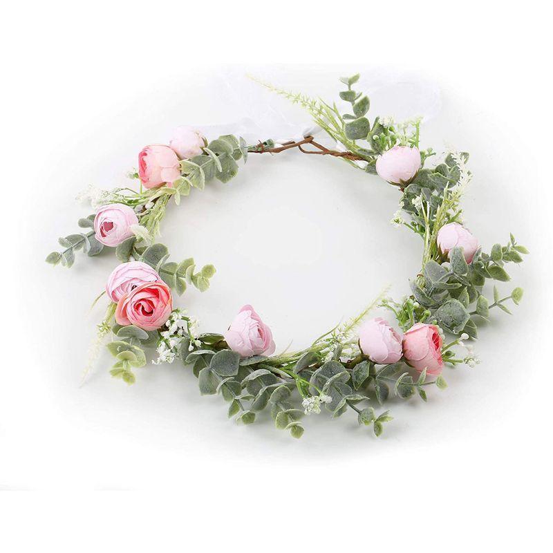 納得できる割引 Sitengle 花冠 花かんむり ヘッドドレス 結婚式 髪飾り 花嫁 お花の冠 ヘアアクセサリー フラワー 子供 大人 キッズ ブライダル Materialworldblog Com