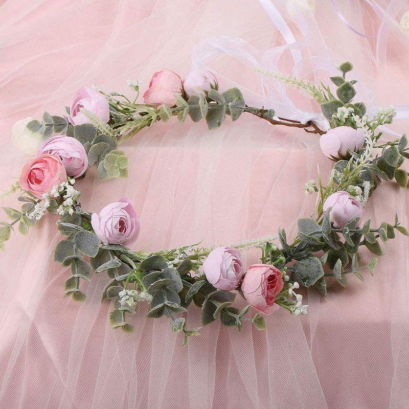 納得できる割引 Sitengle 花冠 花かんむり ヘッドドレス 結婚式 髪飾り 花嫁 お花の冠 ヘアアクセサリー フラワー 子供 大人 キッズ ブライダル Materialworldblog Com