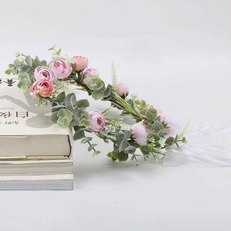 納得できる割引 Sitengle 花冠 花かんむり ヘッドドレス 結婚式 髪飾り 花嫁 お花の冠 ヘアアクセサリー フラワー 子供 大人 キッズ ブライダル Materialworldblog Com