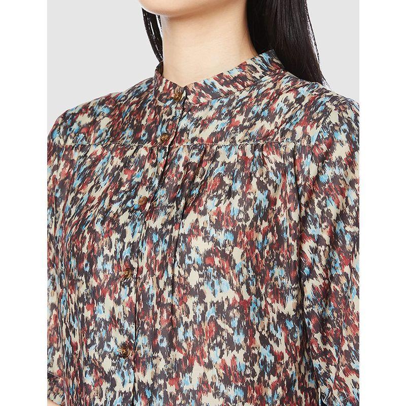 ポイント10倍 エヌナチュラルビューティーベーシック M ベージュベース レディース フェザーブラッシュプリントワンピース カジュアルドレス パーティドレス Www 11thspace Com