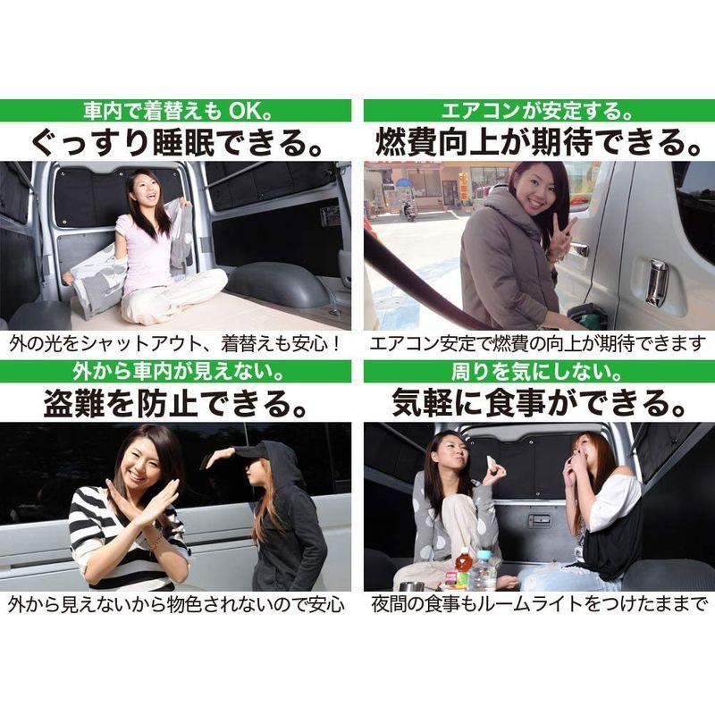 新型　N-BOX　N　サンシェード　BOX　カーテン　JF3　4系　カスタム　グッズ　プライバシーサンシェード　車中泊　リア用　『01s-c