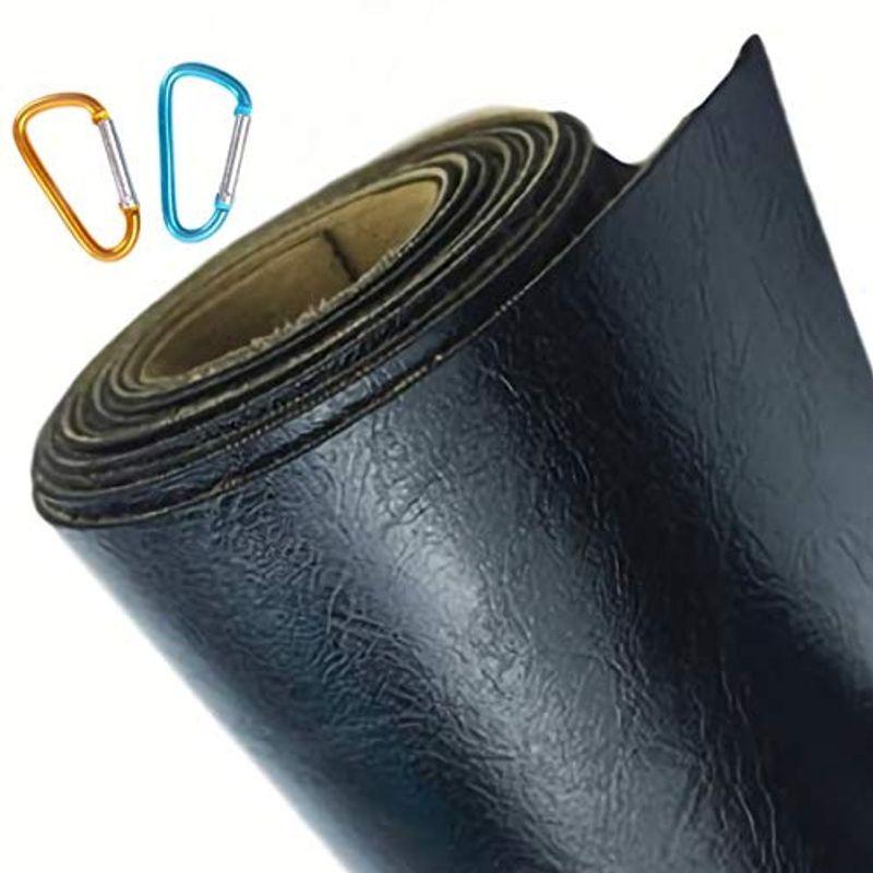 新規購入 ストリート系スポーツ バイク 合皮シート 交換用 バイクシート補修 138 50cm 粘着レザー カラビナ付 車 シート 張替 補修 Diy ブラック Www Threeriversofs Com