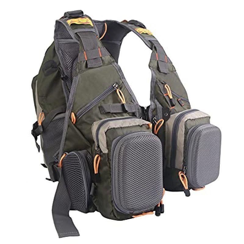 Maxcatchフライフィッシングベストパックサイズ調整ができる フィッシングベスト フィッシングバックパック V Sbsベスト Leaf 通販 Yahoo ショッピング