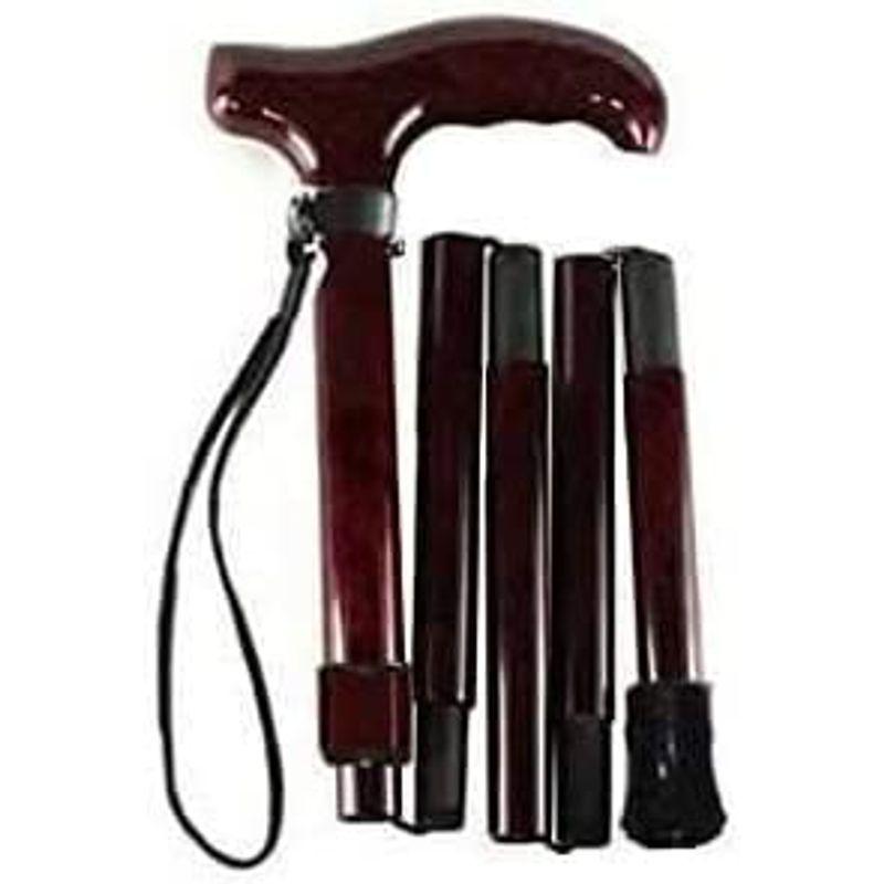 超軽量オールカーボンコンパクト折りたたみ伸縮杖（背の低い方用）/ダークワインPC14 背の低い方用 /ダークワインPC14