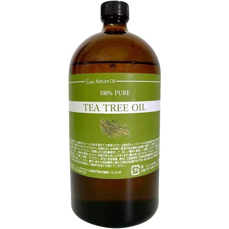 【限定品】 オーストラリア産 天然100% ティーツリーオイル 1000ml 1L アロマオイル 【H2424387211】(12983円)