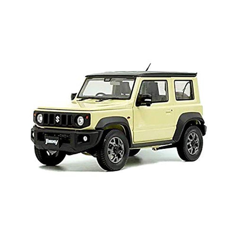 BM CREATIONS スズキ ジムニー JB74 シフォン アイボリー M/ブラックトップ 1/18スケール 18B0003