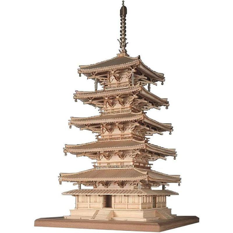 ウッディジョー 1/75 法隆寺 五重の塔 木製模型 組立キット 1/75 法隆寺 五重の塔 木製模型 組立キット