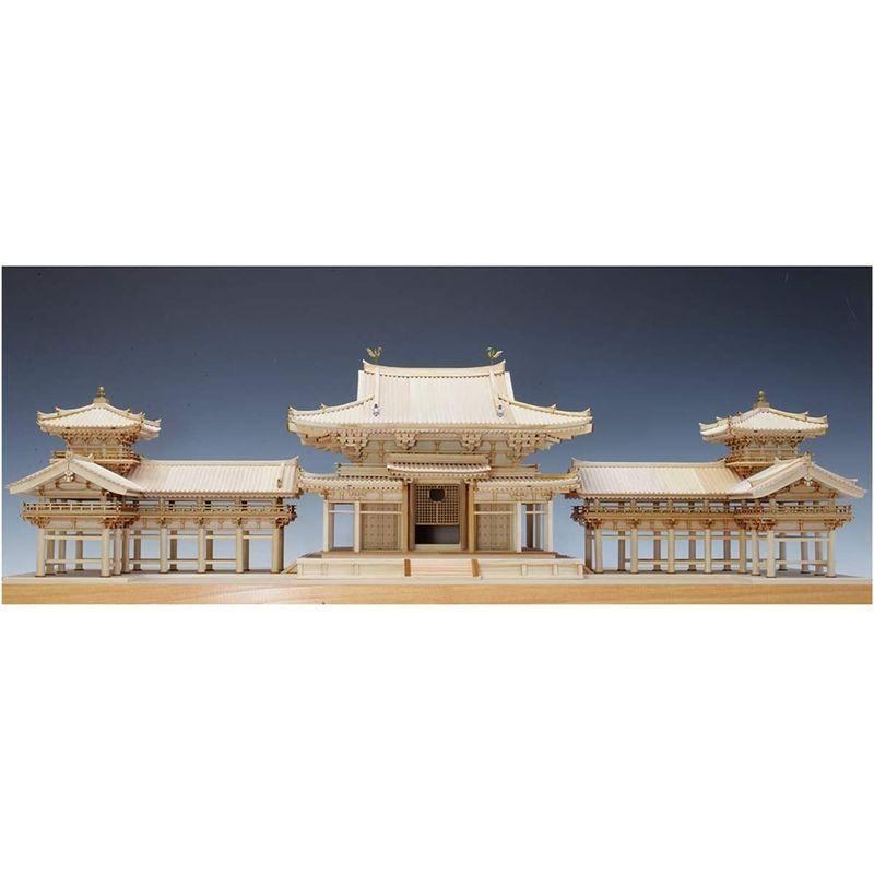 ウッディジョー 1/75 平等院 鳳凰堂 木製模型 組み立てキット ウッディジョー 1/75 平等院 鳳凰堂 木製模型 組み立てキット