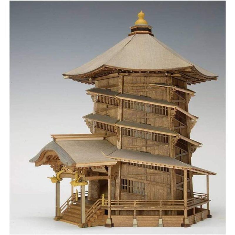 ウッディジョー 1/75 会津さざえ堂 (円通三匝堂・えんつうさんそうどう) 木製模型 組み立てキット 1/75 会津さざえ堂 円通三匝堂 えんつうさんそうどう 木製模型 組み立てキット