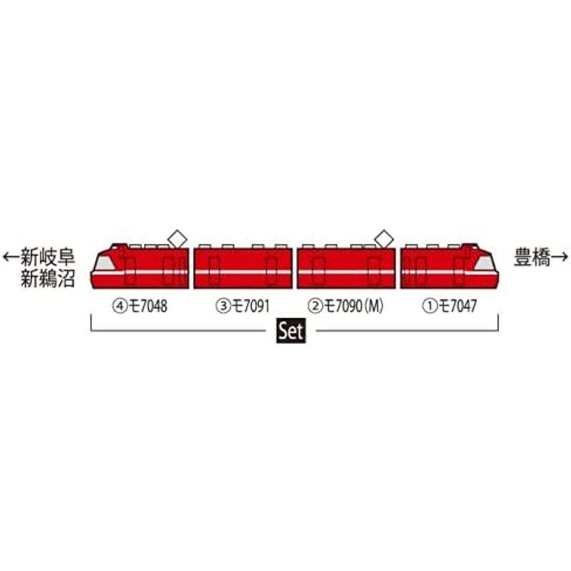 TOMIX Nゲージ 名鉄7000系パノラマカー 第47編成 白帯車セット 4両 98429 鉄道模型 電車 Nゲージ 名鉄7000系パノラマカー 第47編成 白帯車セット 4両 鉄道模型 電車