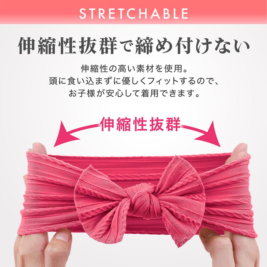 ベビー ヘアバンド ヘッドバンド リボン 髪飾り カチューシャ ヘアゴム 新生児 乳児 幼児 爆買 | ブランド登録なし | 03