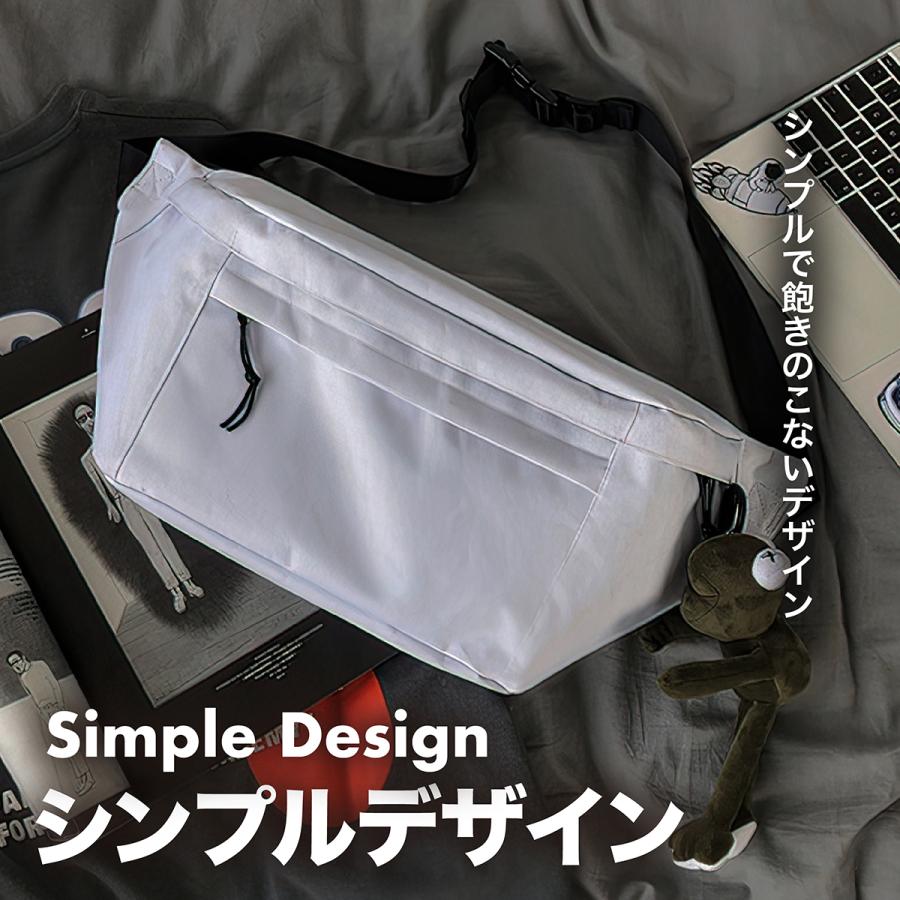 ボディバッグ ショルダーバッグ バッグ 大きめ メンズ レディース ウエストバッグ 大容量 斜めがけ ワンショルダー ウエストポーチ 人気 爆買 | ブランド登録なし | 07