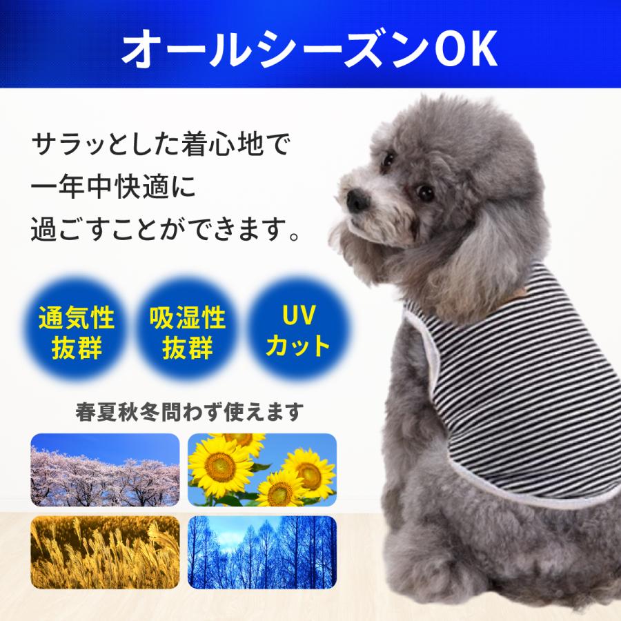 犬 服 犬服 薄手 猫 服 猫服 春 夏 春夏 かわいい 伸びる ストレッチ コットン 犬用 猫用 ボーダー 伸縮 爆買 | ブランド登録なし | 08