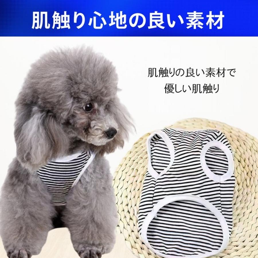 犬 服 犬服 薄手 猫 服 猫服 春 夏 春夏 かわいい 伸びる ストレッチ 犬用 猫用 ボーダー 伸縮 爆買 | ブランド登録なし | 09