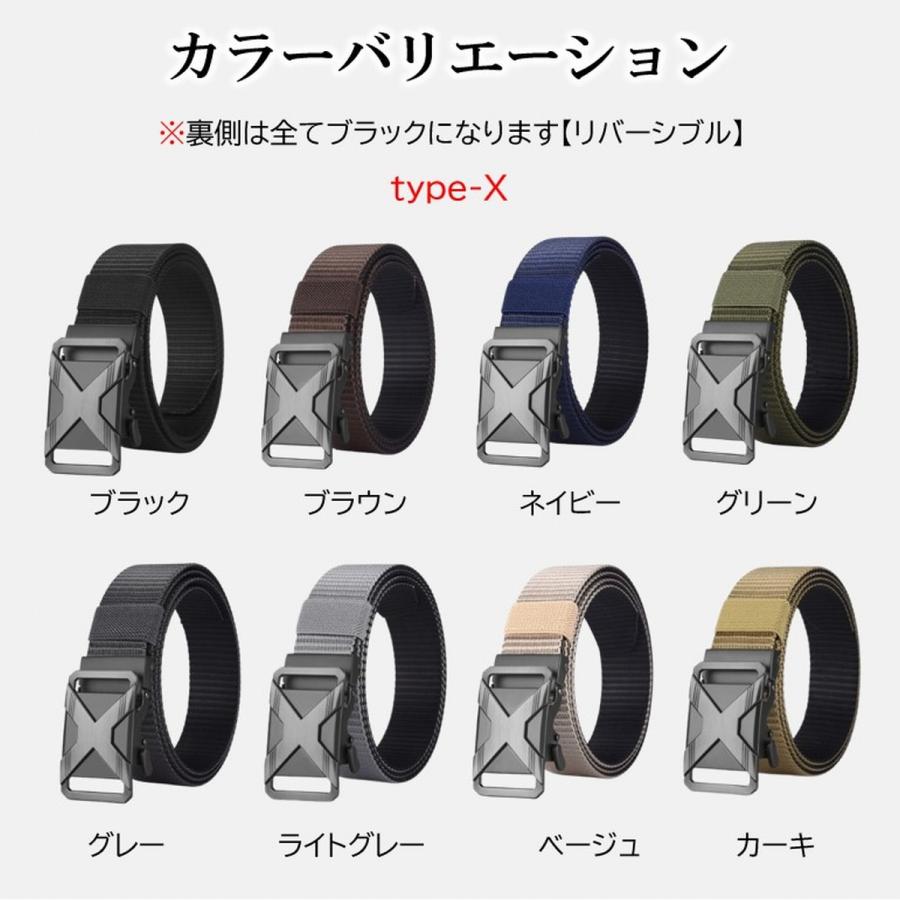 ベルト ゴルフ オートロック メンズ 穴なし 無段階 ナイロン リバーシブル 大きい 両面 裏表 ブラック スポーツ おしゃれ バックル 人気 黒 爆買 | ブランド登録なし | 28