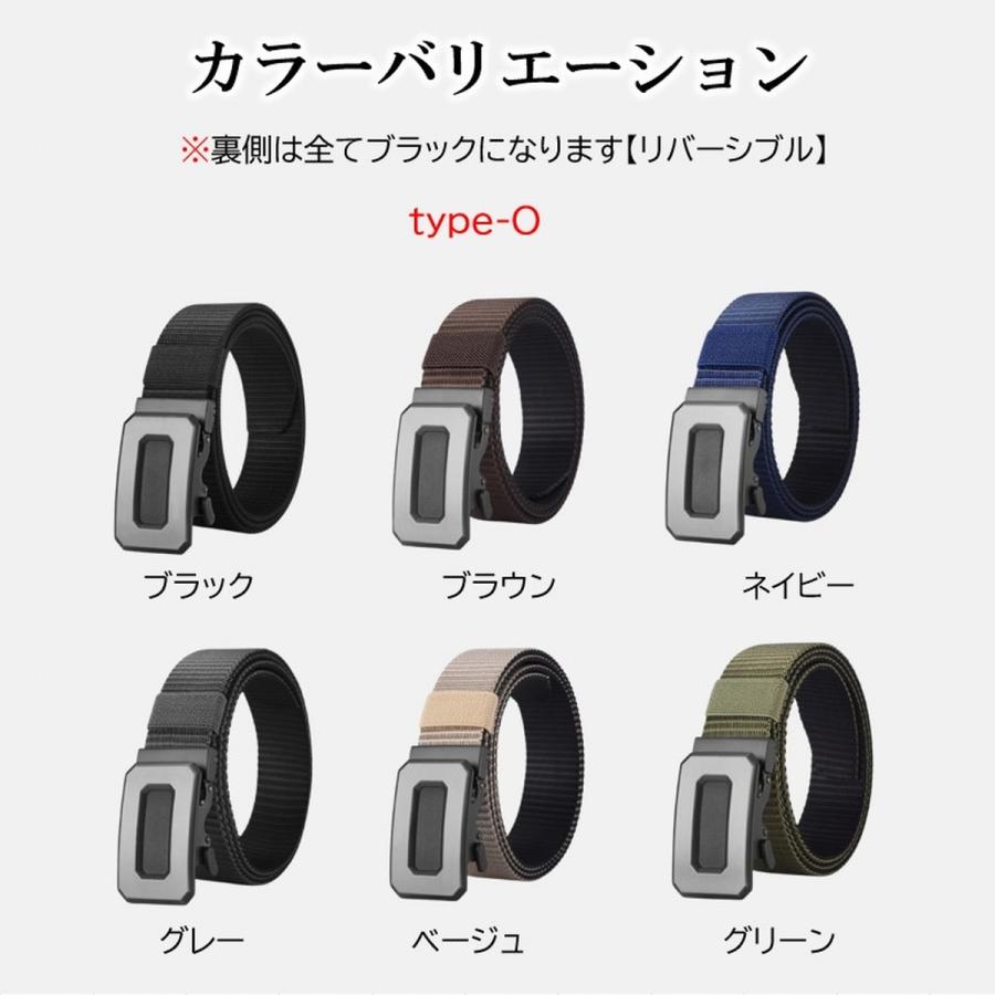 ベルト ゴルフ オートロック メンズ 穴なし 無段階 ナイロン リバーシブル 大きい 両面 裏表 ブラック スポーツ おしゃれ バックル 人気 黒 爆買 | ブランド登録なし | 30