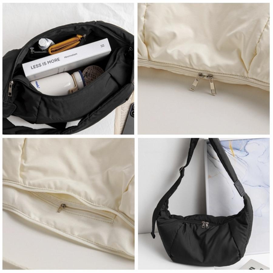 訳あり品 アウトレット ショルダーバッグ ボディバッグ レディース メンズ 大きめ 小さめ 肩がけ 斜めがけ 三日月 半月 大容量 韓国 軽量 ムーン 爆買 | ブランド登録なし | 09