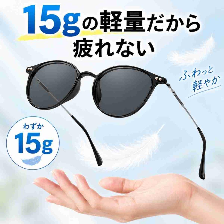 サングラス レディース メンズ ボストン UVカット カラーレンズ 人気