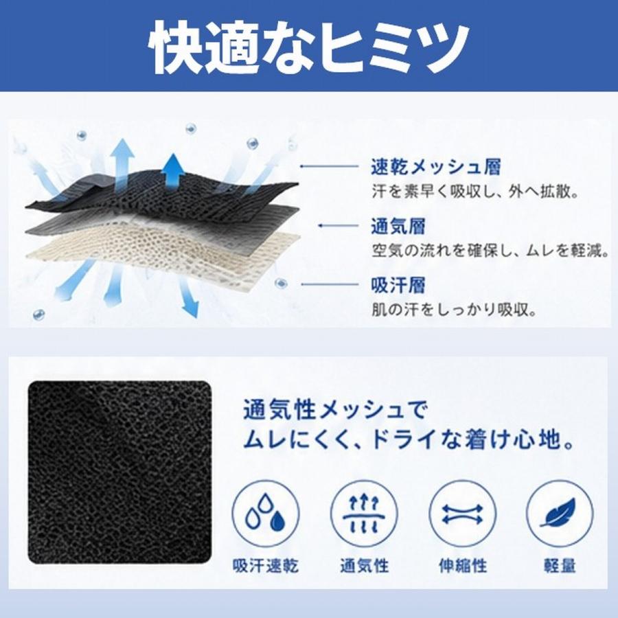 ヘッドバンド ヘアバンド メッシュ 3本セット 汗止め バンダナ ヨガ スポーツ 二重 メンズ レディース ストレッチ 伸縮 2枚重ね 速乾 裏地付 爆買 | ブランド登録なし | 03