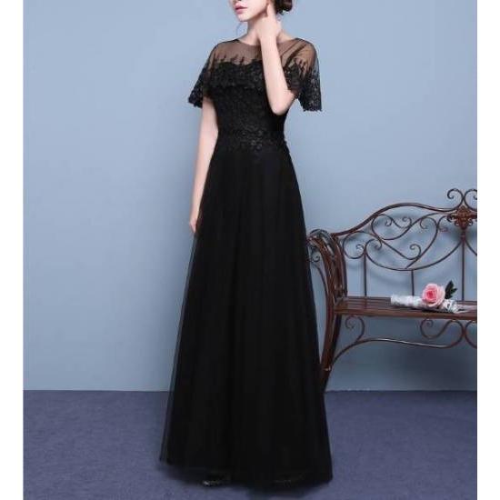 パーティードレス 20代 30代 40代 50代 結婚式 ワンピース 大きいサイズ 袖あり フォーマル ロングワンピース?膝丈?お呼ばれ ドレス 服装 服 女性 二次会 親族