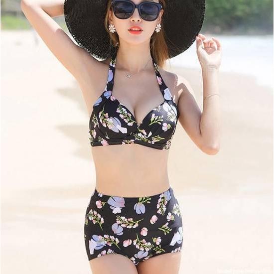 水着 レディース ワンピース水着 ビキニ 3点セット 体型カバー 大きいサイズ 40代 50代 オールインワン ママ水着 ゆったり ぽっちゃり 花柄 5 種類 L Xl 2xl Leaflower Shop 通販 Yahoo ショッピング