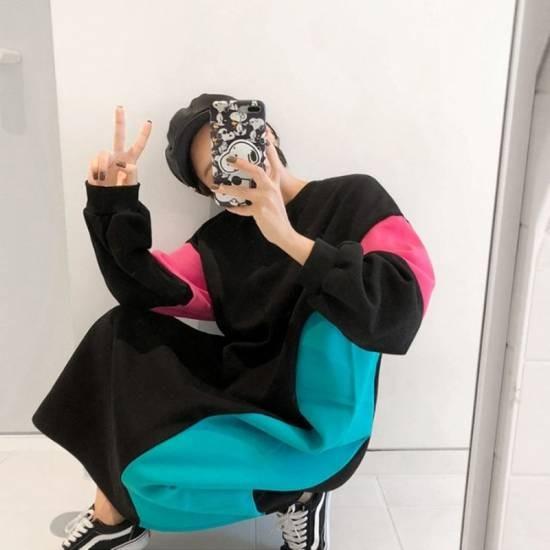 ロングワンピース ワンピ レディース 秋 冬 秋冬 コーデ ロング 40代 マキシ丈 長袖 冬部屋着 ラウンドネック カジュアル 大きいサイズ ゆったり 体型カバー|leaflowerr|07