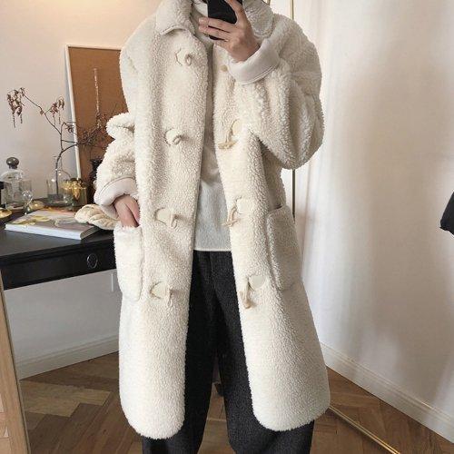 お洒落 ダッフルコート ボアコート アウター レディース 秋冬 秋 冬 大きいサイズ 40代 ミドル丈 ボア 羽織り おしゃれ もこもこ シンプル 無地 ゆったり 可愛い 韓国 豪華 Www Smdc Me