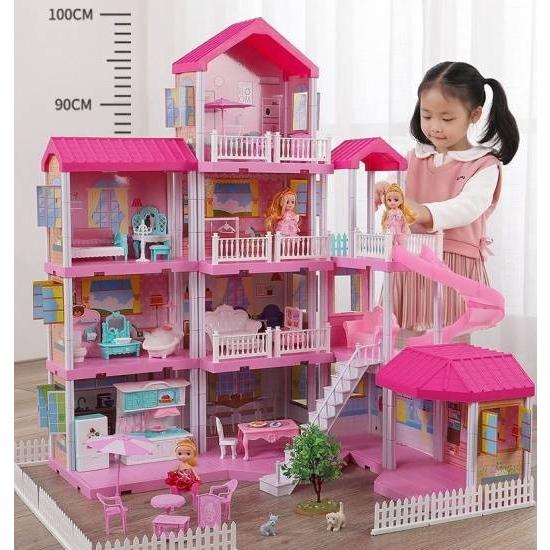 子ども おもちゃ 女の子 家 知育 こども ドールハウス かわいい おしゃれ おままごと 家具のおもちゃ ミニチュア 人形遊び LED おうち おうち時間 プレゼント おもちゃ 女の子 ドールハウス かわいい おままごと ミニチュア おうち時間