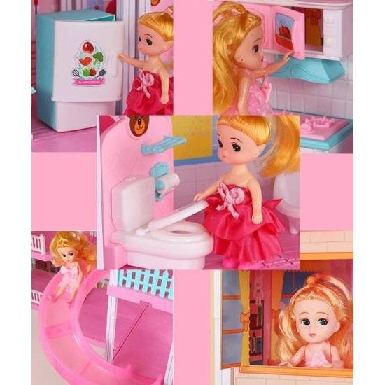 子ども おもちゃ 女の子 家 知育 こども ドールハウス かわいい おしゃれ おままごと 家具のおもちゃ ミニチュア 人形遊び LED おうち おうち時間 プレゼント おもちゃ 女の子 ドールハウス かわいい おままごと ミニチュア おうち時間