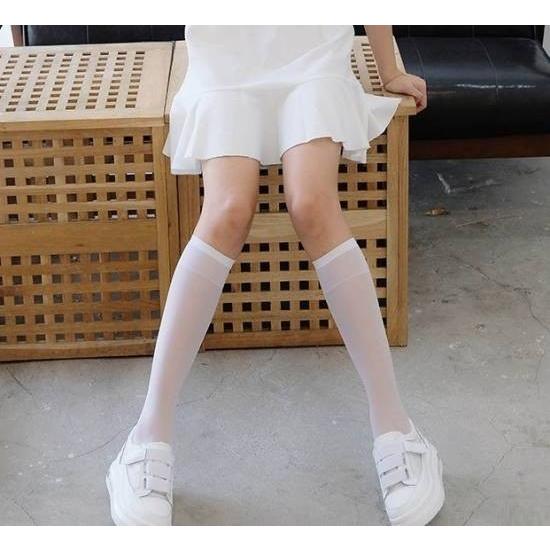 靴下 ソックス ハイソックス ストッキング セット レディース 白 黒 夏用 おしゃれ 薄手 ホワイト ブラック 無地 学生 女子高生 女性 膝下 膝上 シンプル 選べる Spr 635 Leaflower Shop 通販 Yahoo ショッピング