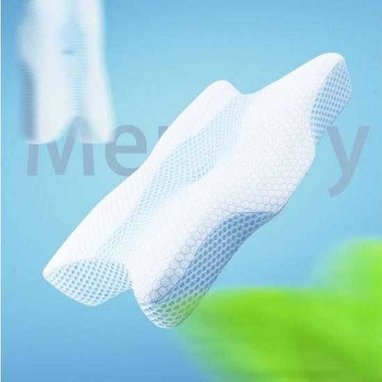 枕 まくら 肩こり 首こり 横向き いびき防止 肩こり解消 快眠枕 ストレートネック 低反発 コットン 安眠枕 健康枕 リラックス 首痛 解消 人間工学 バタフライ型