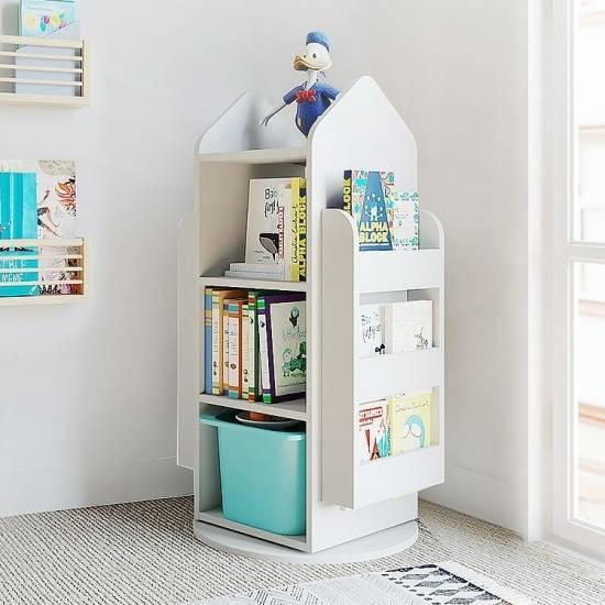 本棚 大容量 回転 子供ラック 絵本棚 絵本ラック 回転ラックキッズラック ブックラック ブックシェルフ おもちゃ マガジンラック マガジンスタンド おうち時間 Spr 996 絵本棚 絵本ラック 絵本 収納 本棚 キッズ ブックラック ブックシェルフ リビングラック