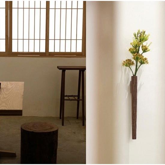 最終値下げ 花瓶 花ビン リビング 玄関 シンプル コンパクト 贈り物 ギフト プレゼント フラワーベース 壁飾り インテリア雑貨 花器 壁掛け 一輪挿し 木製 北欧 おしゃれ 花瓶 花器 カラー ブラウン